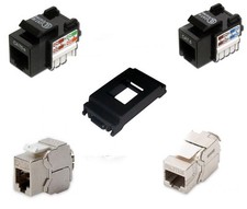 PRESA DI RETE CAT 5-6 UTP/STP VIMAR IDEA NERO RJ45 FRUTTO PORTAFRUTTO JACK