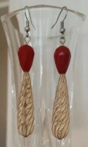 Vintage/Art Deco Inspired Long Drop-Dangle Earrings - Picture 1 of 2