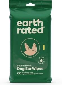 Pet Ear Wipes, Hypoallergenic Ear Wipes for Dogs & Cats to Remove Dirt and Wax B - Picture 1 of 12