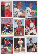 St Louis Cardinals Signed auto cards PICK LIST 1.39-2.99 each autograph MLB ROY