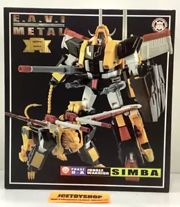 KFC TOYS EAVI METAL P-8A JUNGLE WARRIOR SIMBA TRANSFORMATION MISB - Picture 1 of 6