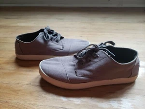 TOMS Taupe Gray Heritage Canvas Women's Sneakers Size W7 - Picture 1 of 6