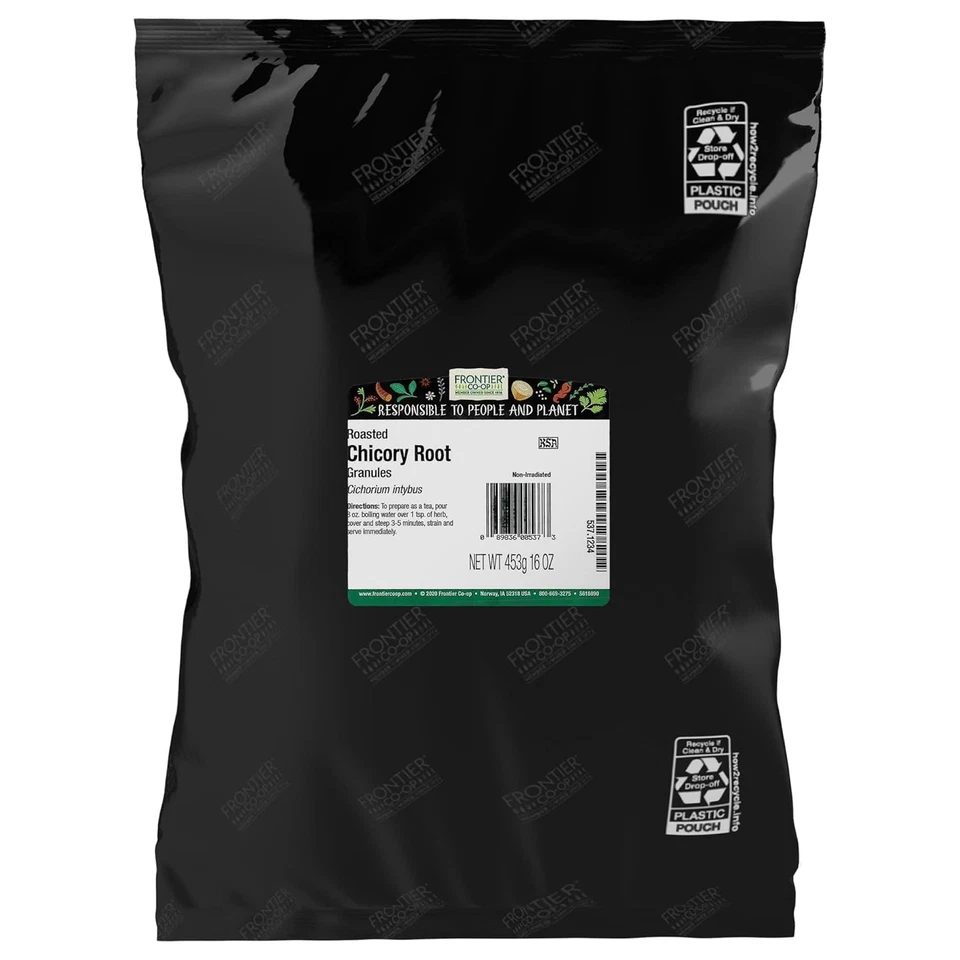 Frontier Co-op Roasted Chicory Root Granules 1 LB