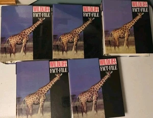 Wildlife Fact File 5 Binder Lot Group 1-11 Excellent Condition Lib - Picture 1 of 16