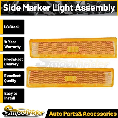 Conjunto de luz marcadora lateral izquierda derecha TYC 2 piezas para Ford Bronco 1980-1985 1986 Foto 1 de 4