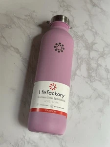 Lifefactory Edelstahl Sportflasche 32 Oz mit Strohhalmverschluss - Bild 1 von 5