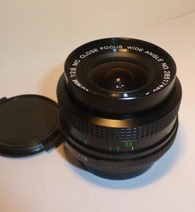 PENTAX PK-A fit VIVITAR 28mm F2.8 WIDE ANGLE LENS CLEAN & WORKING (498) - Picture 1 of 7