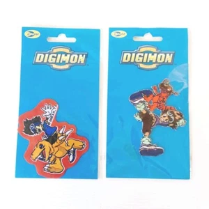 × 2 1999 Akiyoshi Hongo, Toei Animation Digimon Iron On Patch Lot Of 2 - Picture 1 of 6