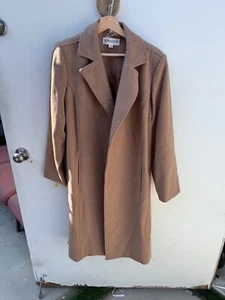 Pendelton Trench Coat Women's XL MERINO Wool R - Picture 1 of 10