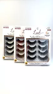 3 Stück - Kiss Lash Couture Naked Drama Collection Wimpern Taft KLNM02 - Bild 1 von 5