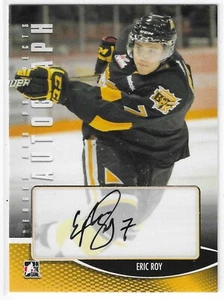 2012-13 IN THE GAME HEROES & PROSPECTS ERIC ROY AUTO #A-ER BRANDON WHEAT KINGS - Picture 1 of 2