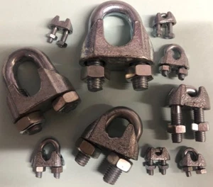 1/8" - 1", 3mm - 24mm, Empuñaduras de Cable, Electro Galv. - Imagen 1 de 2