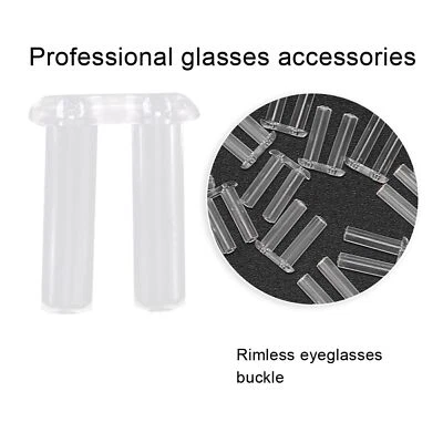 Enchufe de plástico sin montura Anteojos Hebilla Marco Gafas Equipo Accesorios Foto 1 de 4