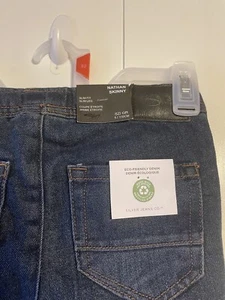Silver Jeans Co. Boys Nathan Skinny Fit Lined Denim Jeans Size 5. NEW WITH TAGS - Picture 1 of 3