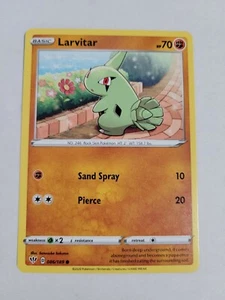 Pokemon Darkness Ablaze Larvitar Common Card 086/189 NM - Picture 1 of 7
