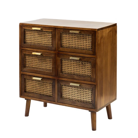 Karat Home Nombe 6-Drawer Chest - Cherry  MSRP $499.00 Cover