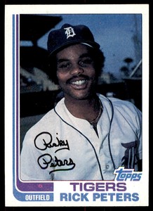 1982 Topps.Baseball Rick Peters . Detroit Tigers #504