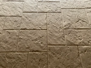 Estampillas de concreto de piedra de pizarra GlobMarble SM 3005. Patio de concreto estampado de sillar - Imagen 1 de 9