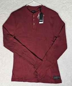 NEW David Bitton, Buffalo, Mens Size M Shirt, Nirvana Heather Red, Long Sleeve - Picture 1 of 12