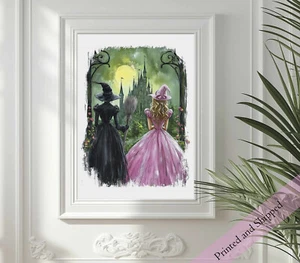 Impresión de Wicked, El Mago de Oz, póster brujas, decoración de pared - Imagen 1 de 6