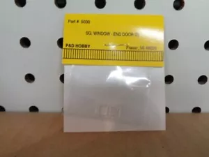 P&D Hobby Brand O Scale Detailing Parts: Window-End Door, Square, EMD F Unit (2) - Picture 1 of 1