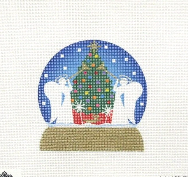 Pepperberry Designs NYC Series Rockefeller Tree Handpainted Needlepoint Canvas - Image 1 of 1