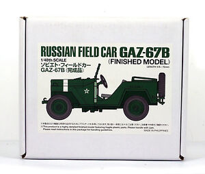 TAMIYA 26535 1/48 1:48 RUSSISCHES FELDAUTO GAZ-67B, FERTIGES MODELL 