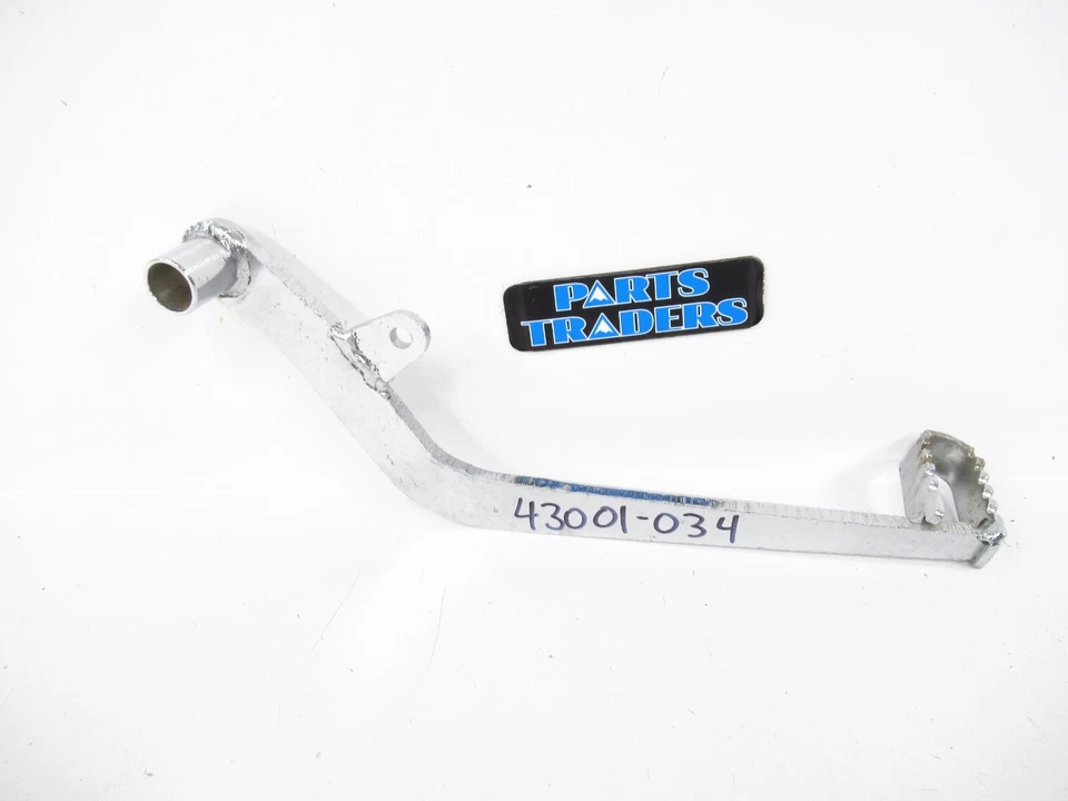 Оригинальный хромированный рычаг педали левого заднего тормоза Kawasaki F5 Big Horn 1970-1971 из старых запасов - Изображение 1 из 1