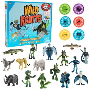 Wild Kratts 22-Pack Action Figure Set - Officially Licensed, Includes 3 Chris & - Picture 1 of 9
