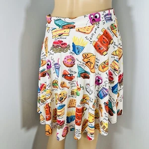 BlackMilk Munchies Skater Skirt Size L Takeaway - Foto 1 di 10