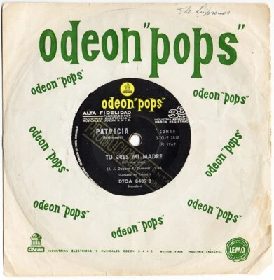 PATRICIA PAULIN Je Voulais En Rire Argentina Promo 7" 33t RARE Chanson Bee Gees - Image 1 of 3