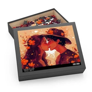 International Happy Kissing Day Jigsaw Puzzle | High-Quality Chipboard | 3 Sizes - Picture 1 of 3