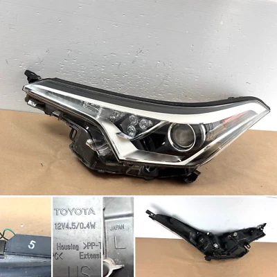Левая фара со стороны водителя 2018 2019 TOYOTA C-HR CHR 5 8117010A00 OEM *ХОРОШИЕ ВКЛАДКИ - Изображение 1 из 4