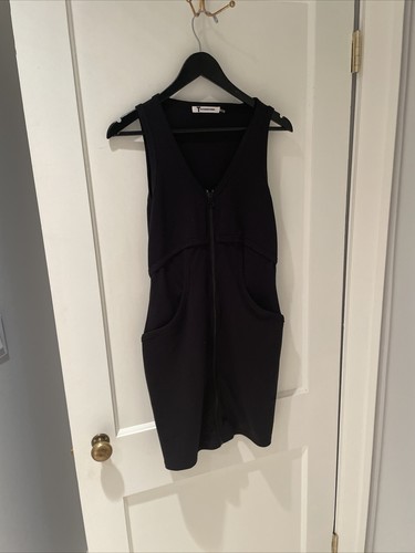 vestito alexander wang serbatoio cerniera taglia media 4 6 moto