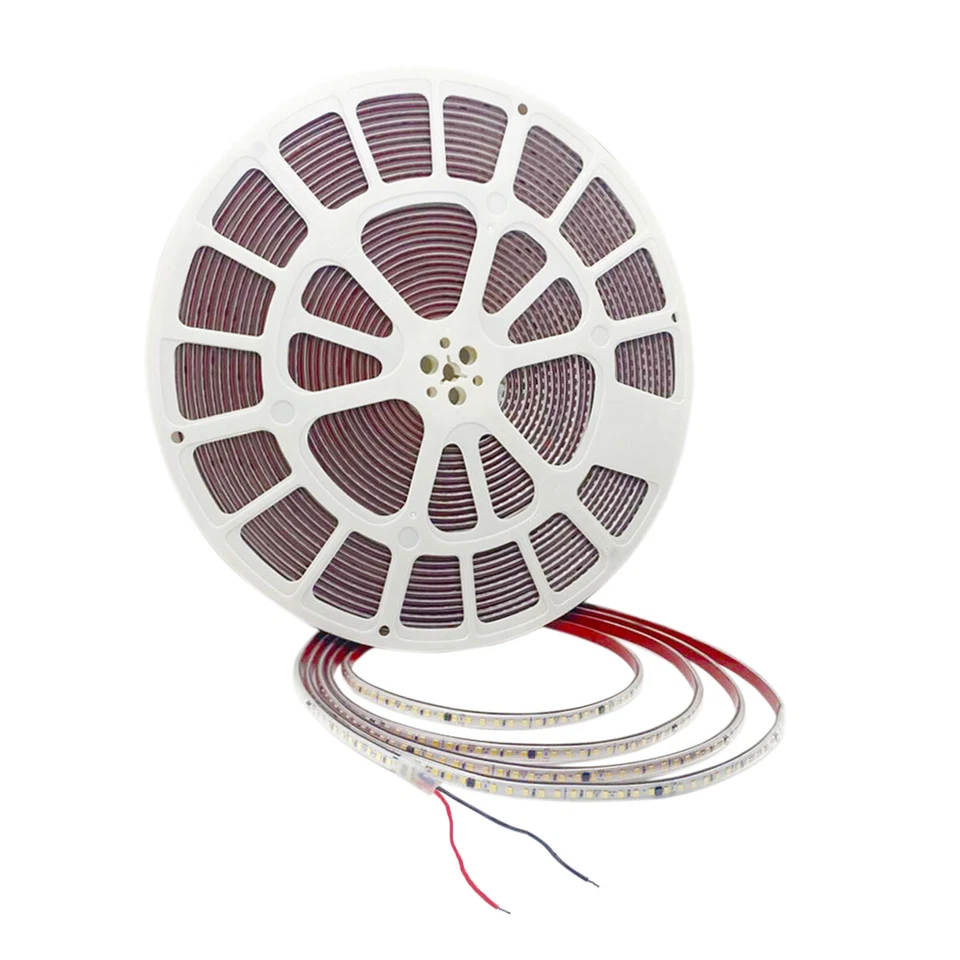 BOBINA 25M STRISCIA LED ADESIVA SMD 2835 220V 10W/M IP20 TAGLIO OGNI 10CM S37 - Immagine 1 di 4
