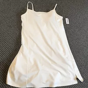 Old Navy Active Powersport Go-Dry Dress : w Shorts Off-White Large NEW - Picture 1 of 8
