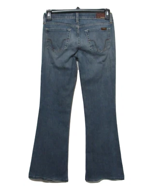 Jeans Western Fossil Azul Acampanado Mujer 26 Tiro Bajo Denim Relajado Y2K Vaquera Foto 1 de 4