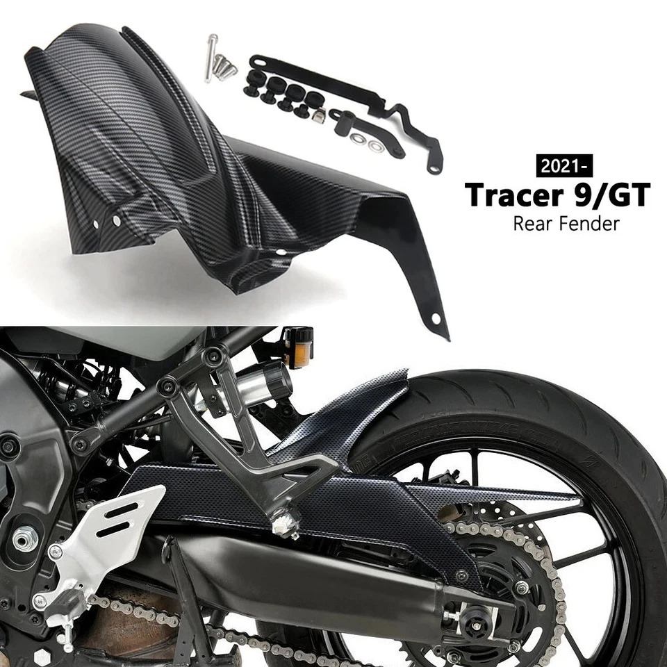 Guardabarros trasero rueda moto negro guardabarros para TRACER 9 GT 2021-2024 nuevo Foto 1 de 4