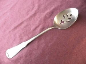 PATRICK HENRY Large Pierced Serving Spoon Oneida Community Stainless USA - Picture 1 of 3