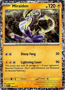 Miraidon 003/015 Promo Holo McDonald's Promo 2024 quasi nuovo - Foto 1 di 2