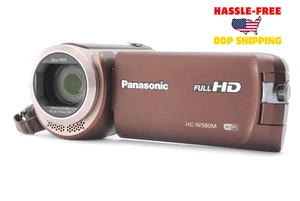 [Near MINT] Panasonic HC-W580M Full HD Camcorder Video 90x Zoom Brown from Japan - Picture 1 of 11
