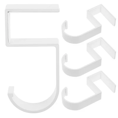  4 металлических крючка-органайзера для крепления на стол подвесная сумка для наушников - Изображение 1 из 4