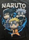 Large Naruto Shippuden T-Shirt Mens Black Shonen Jump Ripple Junction Anime Y2k