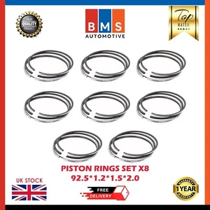 JUEGO DE ANILLOS DE PISTÓN JAGUAR LAND ROVER SPORT XF XJ 5.0 MOTOR X8 SOBREALIMENTADO 508PS - Imagen 1 de 8