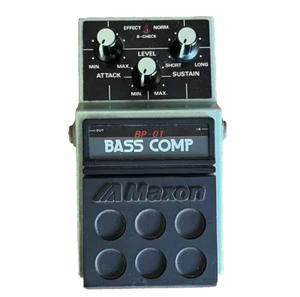 Maxon BP-01 Bass Comp Guitar Effect Pedal Japan MIJ Made in Japan Tested - Picture 1 of 4