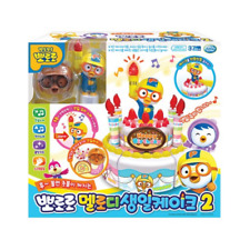 PORORO Birthday Cake Melody Toy Blow Out The Candles Baby Kids Birthday Gift 