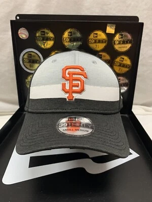 San Francisco Giants New Era 39THIRTY “Striped Show” Collection Flex Fit S/M - Image 1 of 4