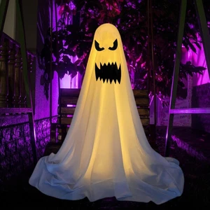 Halloween Light Up Ghost Standing Ghost with LED Light Halloween Decor 85cm A - Picture 1 of 20