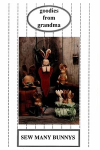 Patrón de costura artesanal Sew Many Bunnys de Goodies de abuela 133J - Imagen 1 de 2