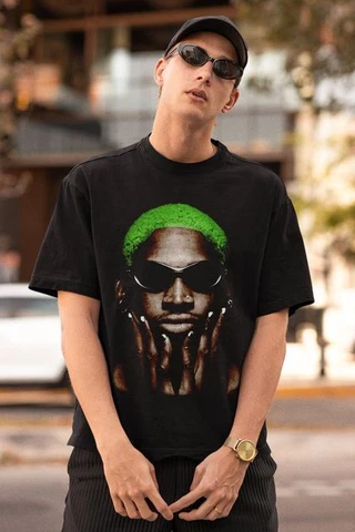 Dennis Rodman Vintage 90s Shirt, Dennis Rodman Shirt, Dennis Rodman Basketbal Cover